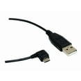 thumbnail image 1 of StarTech.com 6 ft. (1.8 m) Right Angle Micro USB Cable - USB 2.0 A to Right Angle Micro B - Black - Micro USB Cable (UUSBHAUB6RA) - USB cable - USB (M) to Micro-USB Type B (M) - 6 ft - 90�� connector - black - for P/N: ST4200MINI2, USB2PCARBK, USB2PCARBKS, USBEXTAA6BK, USBLT2PCARW, USBUB2PCARB, 1 of 4