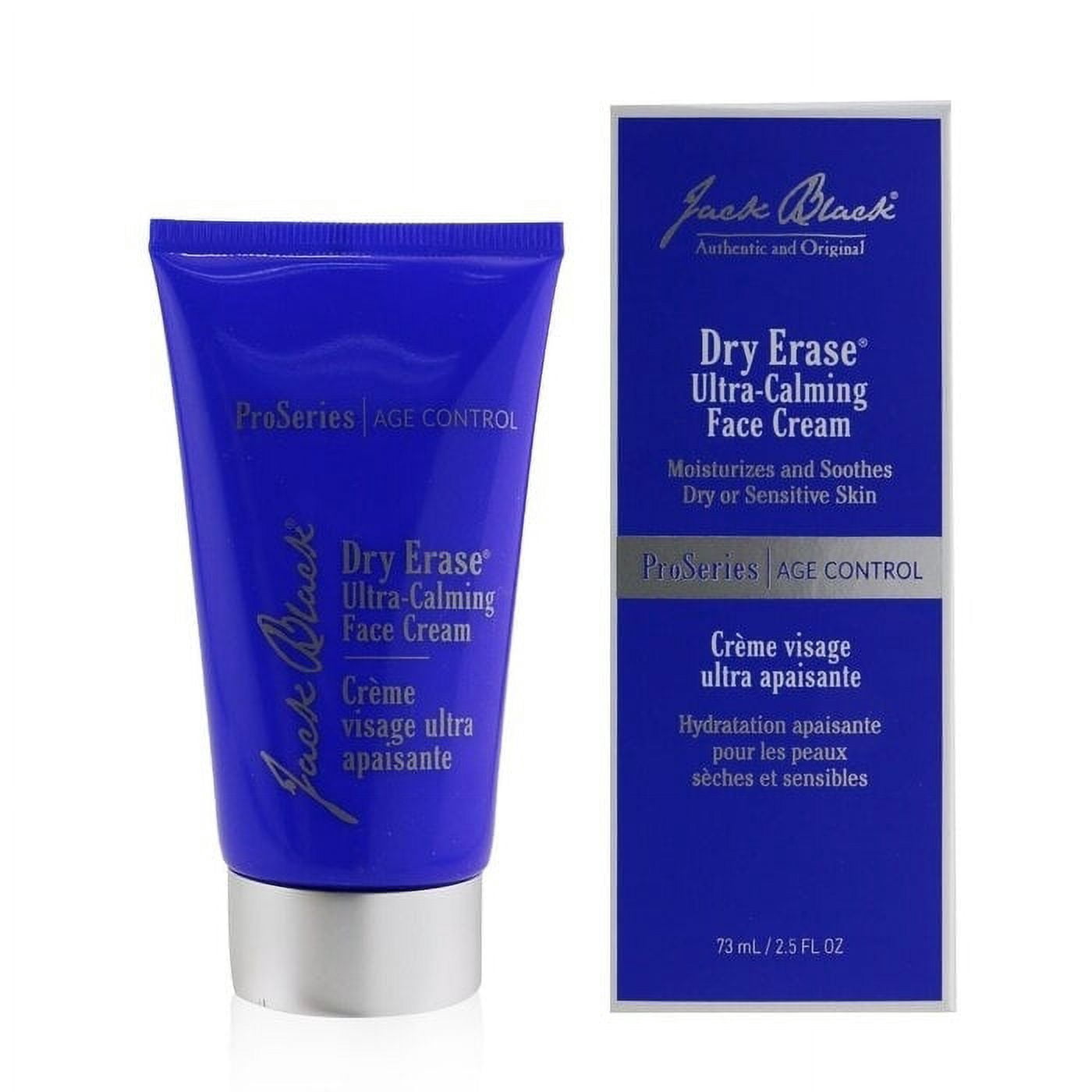 Dry Erase Ultra-Calming Face Cream Jack Black 2.5 oz Cream Unisex