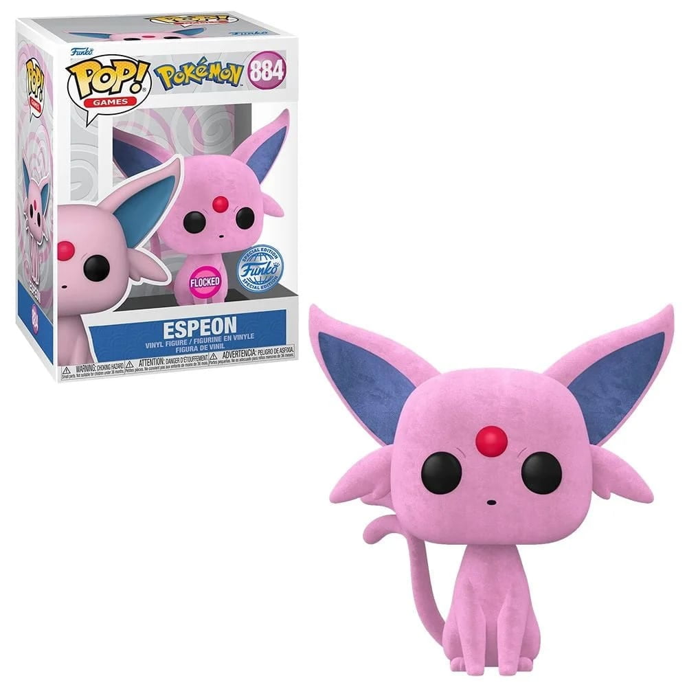 Funko Pop Pokemon - Espeon 884 Flocked