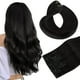 thumbnail image 1 of Extensiones de pelo con clip hotbanana, color negro azabache, 110 g, 45 cm, 7 unidades, 1 of 7