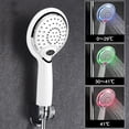thumbnail image 4 of Heads Handheld Bathroom Shower Spray Head Digital Temperature Display 3 Colors LED, 4 of 8