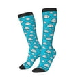 thumbnail image 3 of Salouo Hippo In Water Head Print Women's Men's Ankle Socks 1-pack Casual Athletic Socks for Unisex Adult Moisture-Wicking Socks for Daily Wear/Running/Sport, 3 of 8