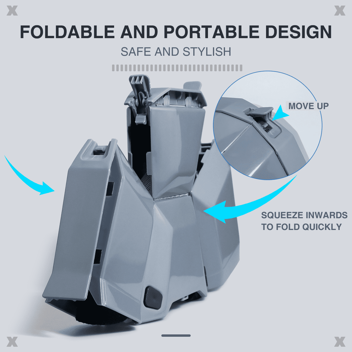 Foldable Safety Hardhat Helmet Outdoors Collapsible Helmet Perfect Construction Hard Hats Safety Cap One Size for Offices Earthquake Public Facilities of Disaster (Gray)