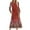 Red, variant on Wancir Women's Casual Long Sleeve Round Neck Hem T-Shirt Loose Dress with Pockets