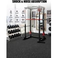 thumbnail image 2 of JoanKaren 0.75" Thick Puzzle Exercise Equipment Mat,12 Tiles,48 Sq ft EVA Foam Interlocking Tiles for Exercise,Gymnastics, and Home Gym Protective Flooring in Black, 2 of 7