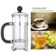 thumbnail image 4 of Cafetera de vidrio de acero inoxidable de 350ml filtro francés émbolo de prensa para té y café ANGGREK Otros, 4 of 8
