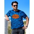 thumbnail image 2 of Brnx Orange Globe Tie Dye Crystal Men -Image by Shutterstock, Male x-Large, 2 of 4