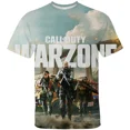 thumbnail image 3 of Camiseta de Call of Duty Warzone, camiseta informal de verano con cuello redondo, camisetas con estampado 3D geniales, ropa urbana Harajuku, camiseta para hombre, 3 of 5