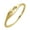 Gold, variant on Pair of Ants Delicate Stainless Steel Ring Animal Jewelry Party Gift