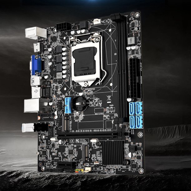 Placa base de computadora LGA-1151 M.2 NVME H170 M-VH Placa base de escritorio 2 * Memoria DDR4