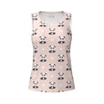 thumbnail image 4 of Gaeub Cute Panda Women's Workout Tank Tops Lightweight Sleeveless Shirts for Women for Athletic Running Tennis Yoga -, 4 of 9