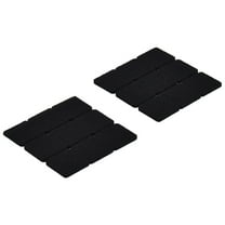 Unique Bargains 27 Pcs Felt Square 22mm x 22mm Self-adhesive Chair Foot Cover Table Furniture Leg Protector Black