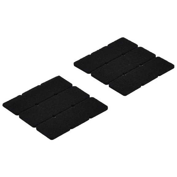 Unique Bargains 27 Pcs Felt Square 22mm x 22mm Self-adhesive Chair Foot Cover Table Furniture Leg Protector Black