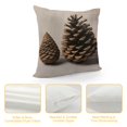 thumbnail image 4 of COMIO  Pine Cones Pillow Covers Pine Cone Evergreen Coniferous Forest Plant Brown Throw Lumbar Pillow Case Cushion Cover Home Office Decorative, 4 of 5