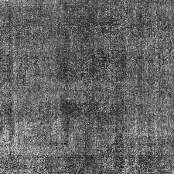 Ahgly Company Indoor Square Oriental Gray Industrial Area Rugs, 5' Square