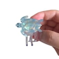 thumbnail image 3 of Pinza para el pelo de acetato forma tortuga marina paquete de 2 cian XINYU, 3 of 6