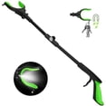 thumbnail image 1 of KEKOY 32" Foldable Reacher Grabber Tool with Light, Trash Claw Grabber, Reaching Aid Tool for Trash Pick Up, Litter Picker, Green, 1 of 11