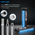 thumbnail image 4 of Pistola engrasadora KRETLAW Mini 3000 PSI con 2 cartuchos de 85 g, 4 of 8