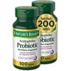 Acidophilus Probiotic, Daily Probiotic Supplement, Supports Digestive Health, Twin Pack, 200 Tablets