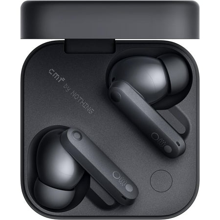 CMF Buds Pro 2 Wireless Earbuds with Smart Dial, 50dB Hybrid Noise Cancelling Earbuds Wireless Bluetooth 5.3, 11mm Bass with LDAC, 6 Hi-Res Audio Mics, 43H Playtime, Fast Charging Case, Dark Grey