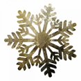 thumbnail image 2 of Hogan, Melody 20x20 White Modern Wood Framed Museum Art Print Titled - Glimmer Snowflakes 1, 2 of 4