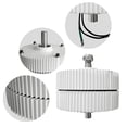 thumbnail image 3 of 500W 48V Three-Phase Ac Permanent Magnet Generator Mini High Efficiency 950Rpm Low Speed Wind Generator Motor Ac Alternator For Wind Generators Diy, 3 of 7