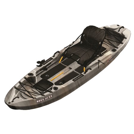 Sun Dolphin Boss 12  Kayak  No Paddle - Gray Swirl
