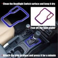 thumbnail image 4 of Unique Bargains Car Gear Shift Panel Trim Interior Cover for Jeep Wrangler JL JLU 2018-2022 for Jeep Gladiator Blue, 4 of 6