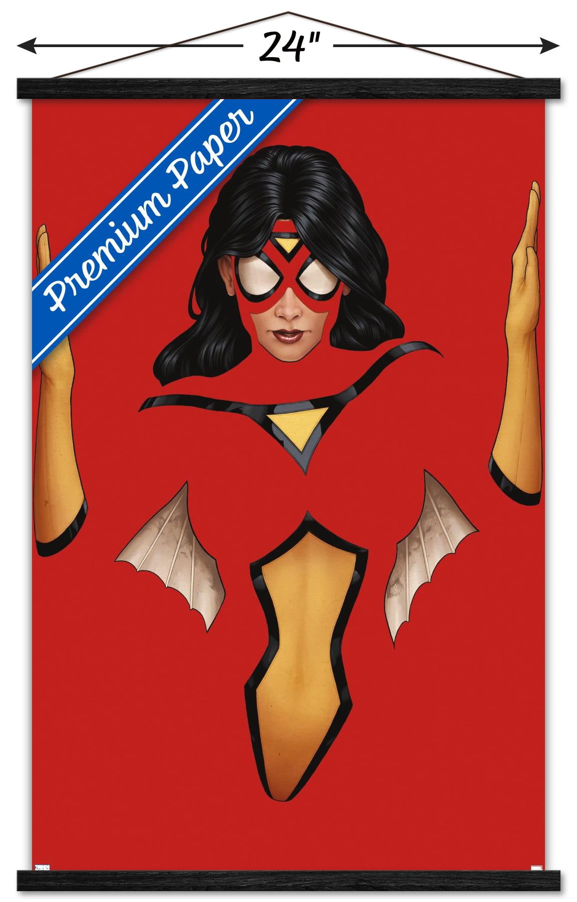 Marvel Comics - Spider Woman - Strikeforce #1 Wall Poster with Wooden Magnetic Frame, 22.375" x 34"