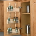 thumbnail image 2 of Rev-A-Shelf Medium Adjustable 3-Shelf Cabinet Door Mount Spice Rack, 4ASR-18, 2 of 7