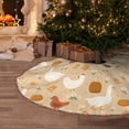 thumbnail image 5 of Defioc Autumn and Thanksgiving for Christmas Tree Skirt Snowman Xmas Tree Skirt Farmhouse Christmas Decorations Tree Mat for Holiday Party Decor-30", 5 of 6