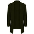 thumbnail image 5 of Dpytoraw Mens Shawl Collar Long Cardigan Knit Ruffle Fashion Sweater Drape Cape, 5 of 5
