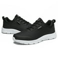 thumbnail image 6 of GHSOHS Mens Shoes Casual Sneakers for Men Fly Woven Mesh Golf Shoes Men's Fashion Sneakers Outdoor Mountaineering Tennis Shoes Lace up Breathable Soft Bottom Shoes Sports Running Shoes Size 43, 6 of 7