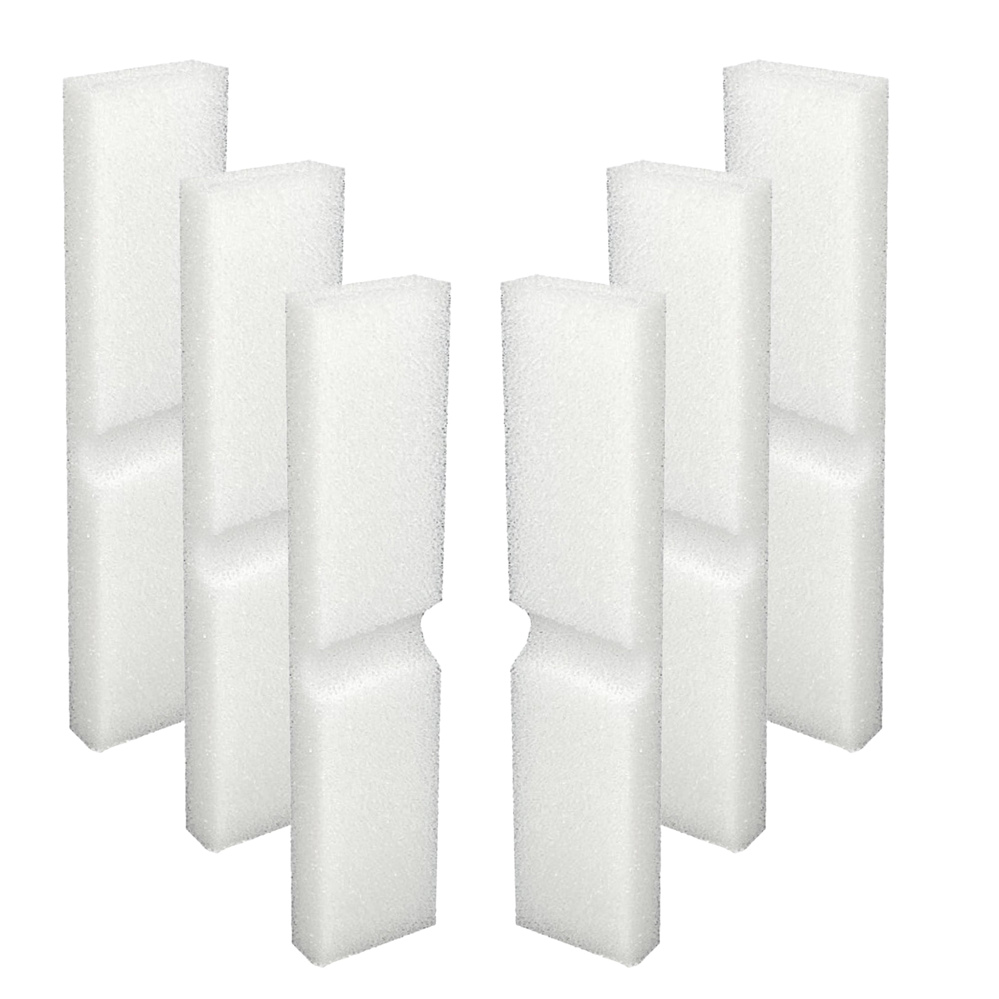 TropicAqua Foam Filter Pads Replacement Compatible with Fluval Fx4 FX5 FX6 Canister Filter Aquarium Bio Sponge (Pack of 8)