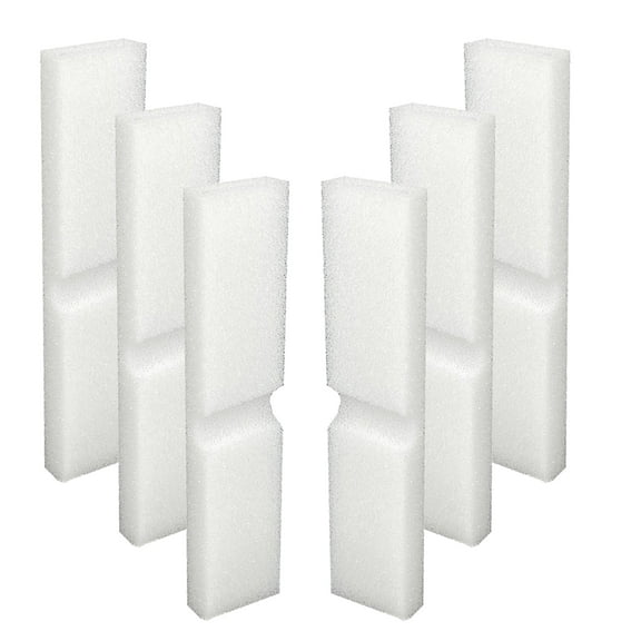 TropicAqua Replacement Aquarium Bio Sponge Foam Filter Pads Suitable for FX4 FX5 FX6 (Pack of 6)