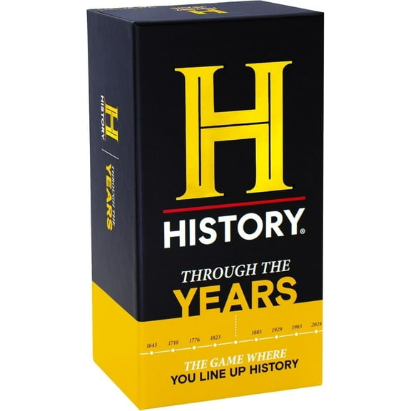 Dyce Games History Channel Through The Years: the Game Where You Line up History, Ages 14"