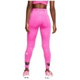 thumbnail image 3 of Nike Women's Logo Dri-Fit High Rise 7/8 Tight Running Pants (Fuchsia, X-Small), 3 of 3