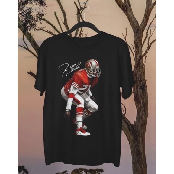 Deion Sanders cotton black T-Shirt Gift Fans Football