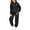 Black, variant on SGMVNU Girls Sweatsuit 2 Piece Outfits Boys Oversized Sweatshirt and Baggy Sweatpant with Pockets Joggers Set Tracksuits Kids Clothes, Size 3-4 Years, Purple