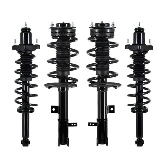 Set 4 Front-Rear Quick Complete Strut - Coil Spring For 2009-2010 Dodge Journey