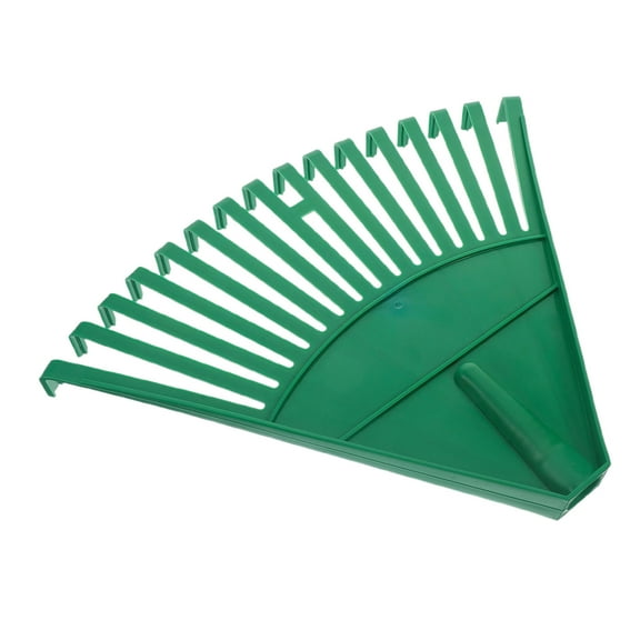 Grofry Garden Thatch Rake 16-Teeth Wide Coverage Rake Head Easy to Install Grass Rake Head for Lawns Fallen Leaves Dead Grass