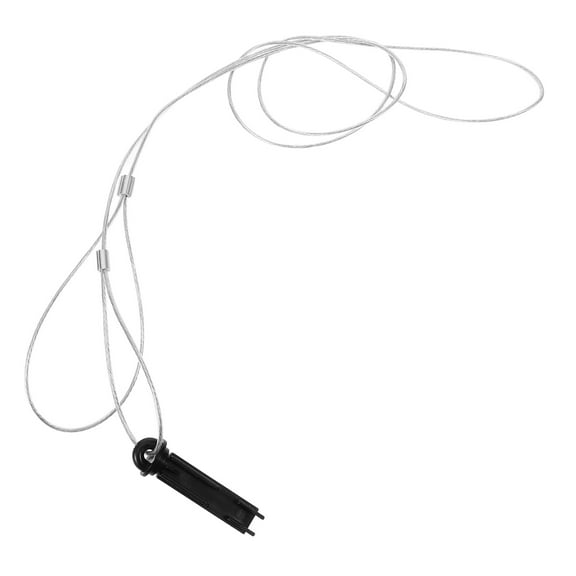 NICEXMAS Carbon Steel Trailer Breakaway Coiled Cable for RV Towing - 1 Piece Safety Accessory