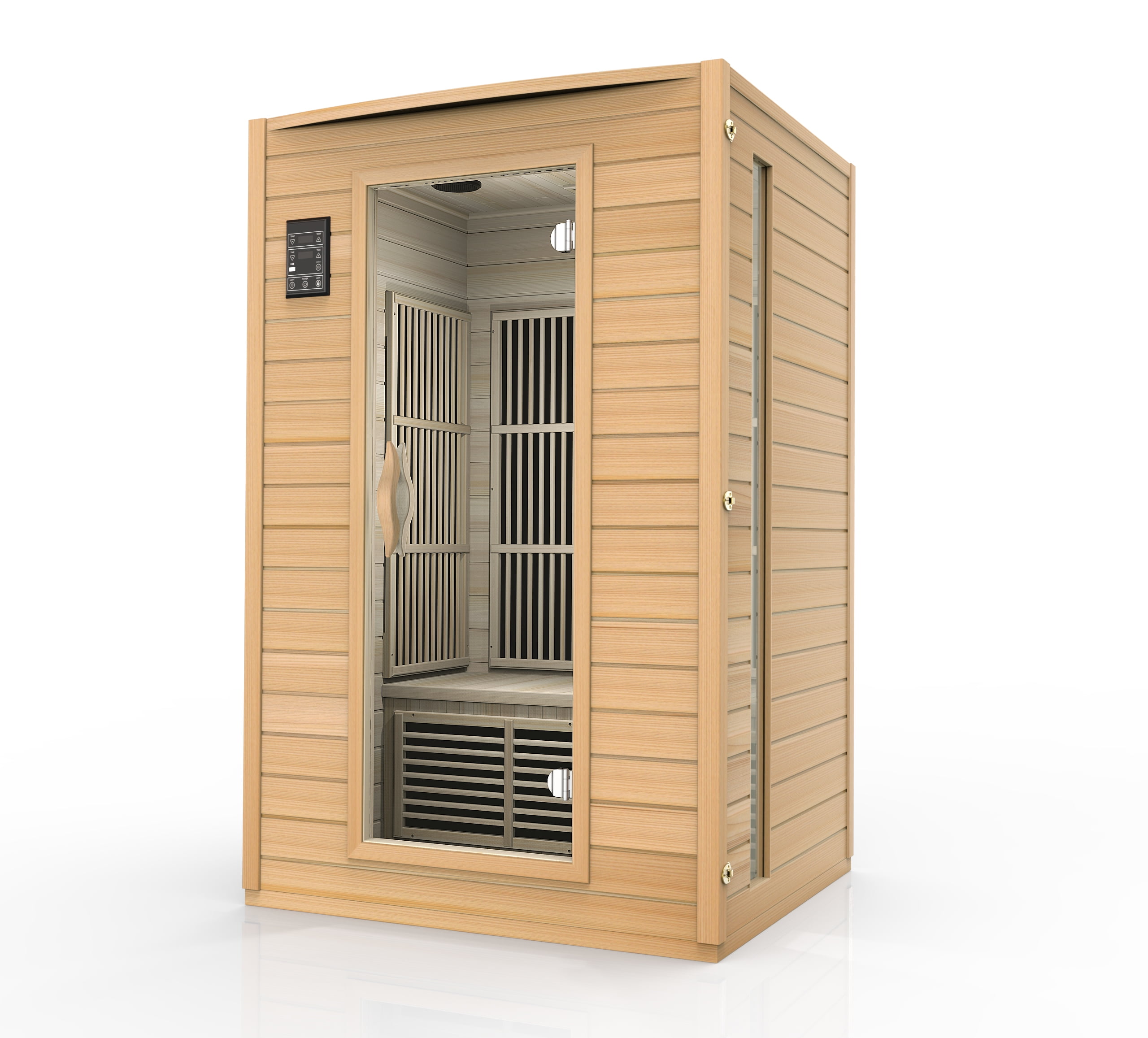 Durasage 2-Person Carbon Infrared Sauna - Canadian Hemlock Wooden Sauna