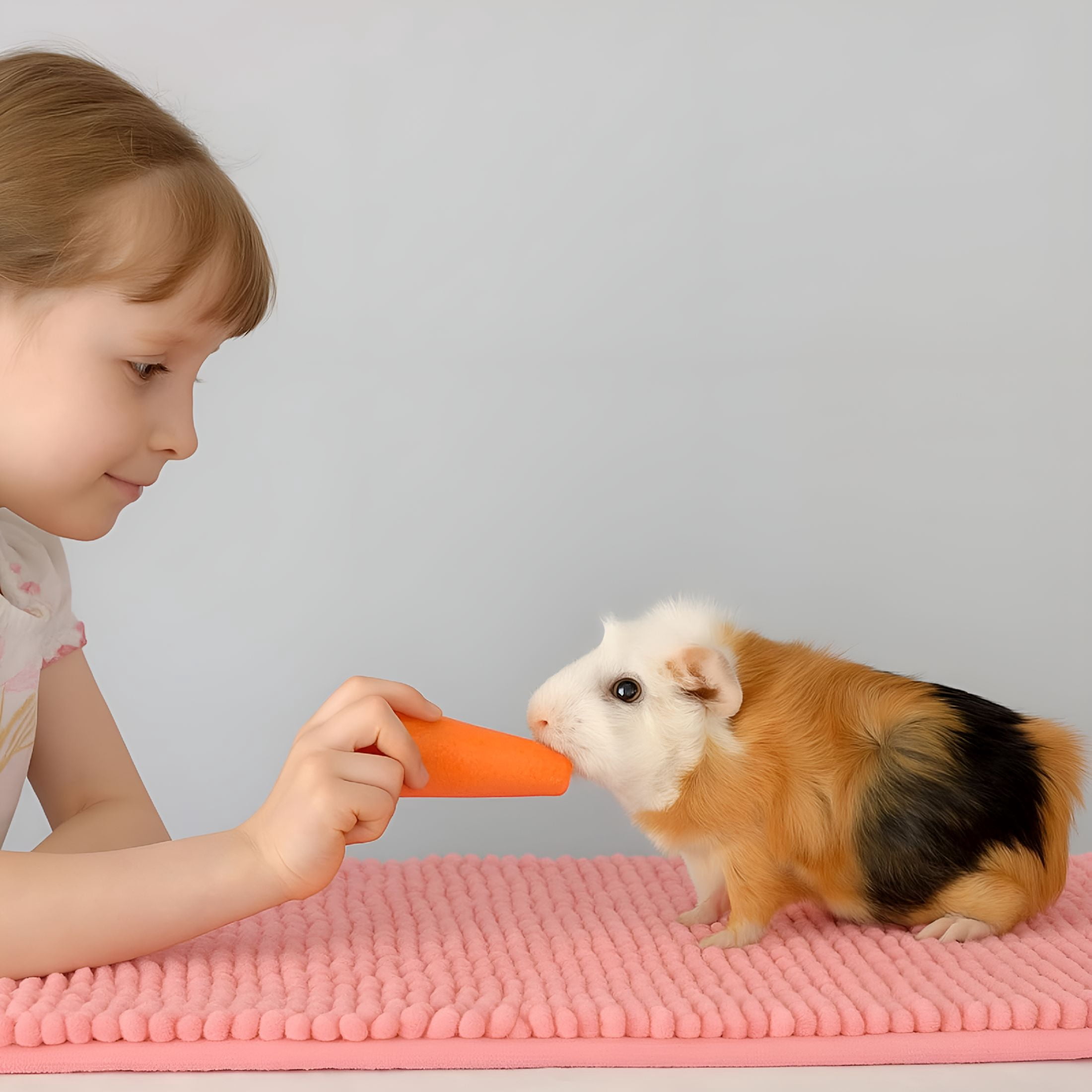 ACDANC 2026 New 6 Pcs Guinea Pig Fleece Cage Liners, 16 X 24 Inch Guinea Pig Bedding Mats Reusable Guinea Pig Pee Training Pads Rabbit Mat Washable for Small Animal Sleeping
