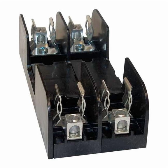 Open Fuse Block, H; K5 UL Class, 600V AC/DC Volt Rating, 2 Poles, Box Lug 60602
