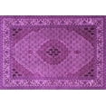 thumbnail image 1 of Ahgly Company Indoor Rectangle Medallion Purple Traditional Area Rugs, 5' x 7', 1 of 4