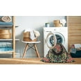 thumbnail image 2 of Ahgly Company Machine Washable Indoor Square Traditional Bakers Brown Area Rugs, 4' Square, 2 of 7
