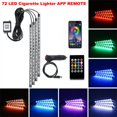 thumbnail image 1 of Kit de luces LED de neón para Interior de coche, tira de luz ambiental para pies, accesorios, retroiluminación, aplicación remota, Control de música, lámparas decorativas RGB automáticas, 1 of 4