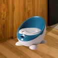 thumbnail image 1 of Silla para ir al baño Hugo inodoro de entrenamiento portátil fácil de vaciar antideslizante Azul, 1 of 9