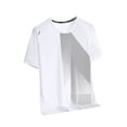 thumbnail image 2 of NinXxx Men's Oversized City Print Crew Neck Loose Casual Sports Tee White XXL, 2 of 3